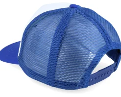 Kids Bright Royal/White Vintage Foam Trucker - Beechfield