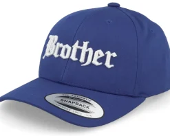 Kids Brother Old English 3d Blue Adjustable - Kiddo Cap