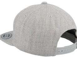 Kids Brother Old English 3d Heather Grey Snapback - Kiddo Cap