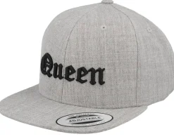 Kids Brother Old English 3d Heather Grey Snapback - Kiddo Cap