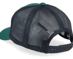 Kids Bulldozer Patch Green/Black Trucker - Kiddo Cap