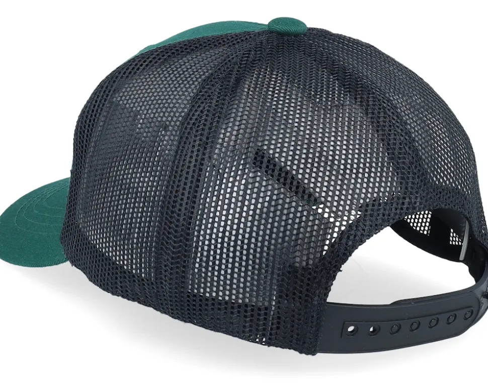 Kids Bulldozer Patch Green/Black Trucker - Kiddo Cap