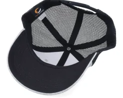 Kids Bulldozer Patch Heather Grey/Black Trucker - Kiddo Cap