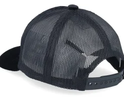 Kids Bulldozer Velvet Black A-Frame Trucker - Calza Pennello
