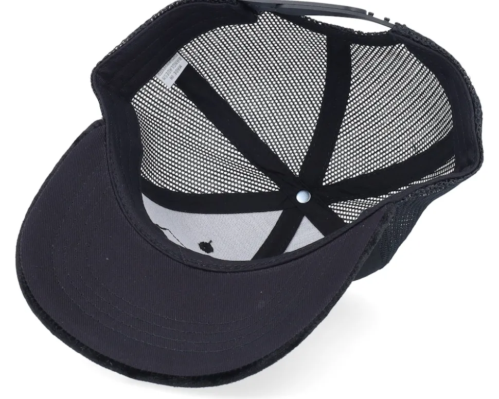 Kids Bulldozer Velvet Black A-Frame Trucker - Calza Pennello