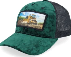 Kids Bulldozer Velvet Green/Black Trucker - Calza Pennello