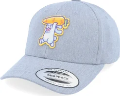 Kids Bunny Carrot Heather Grey Adjustable - Kiddo Cap