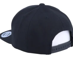 Kids C Letter 3D Black Snapback - Kiddo Cap