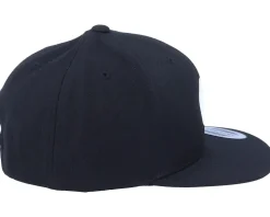 Kids C Letter 3D Black Snapback - Kiddo Cap