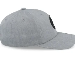 Kids C Letter 3d Heather Grey Adjustable - Kiddo Cap