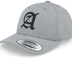 Kids C Letter 3d Heather Grey Adjustable - Kiddo Cap