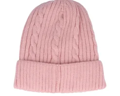 Kids Cable Car Beanie Smart Pink Cuff - Headster