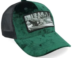 Kids Cabriolet Party Velvet Green/Black Trucker - Calza Pennello