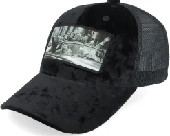 Kids Cabriolet Party Velvet Green/Black Trucker - Calza Pennello