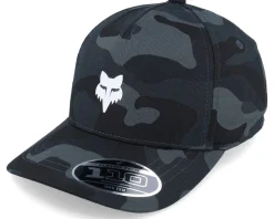 Kids Camo 110 Hat Black Camo Adjustable - Fox