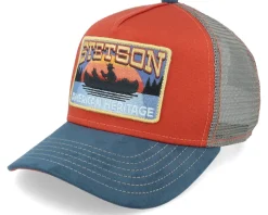 Kids Canoe Blue/Red Trucker - Stetson