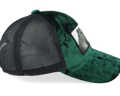 Kids Capybara Sofa Velvet Green/Black Trucker - Calza Pennello