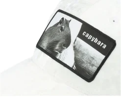 Kids Capybara Sofa Velvet White Trucker - Calza Pennello