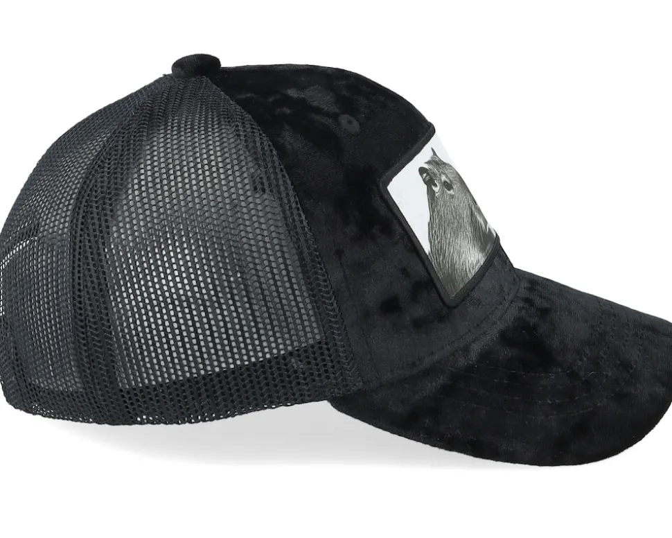 Kids Capybara Sofa Velvet Black Trucker - Calza Pennello