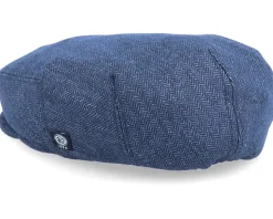 Kids Carl Jr. Herringbone Blue Ear Flap - CTH Ericson