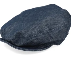 Kids Carl Jr. Organic Denim Blue Flat Cap - CTH Ericson