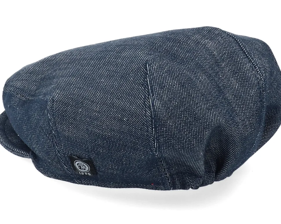 Kids Carl Jr. Organic Denim Blue Flat Cap - CTH Ericson
