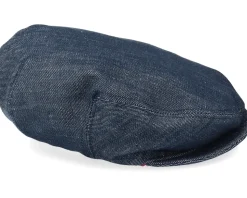 Kids Carl Jr. Organic Denim Blue Flat Cap - CTH Ericson