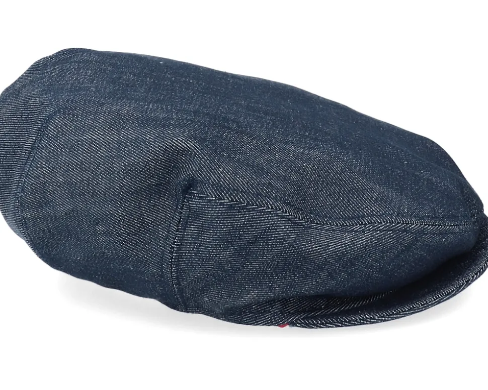Kids Carl Jr. Organic Denim Blue Flat Cap - CTH Ericson