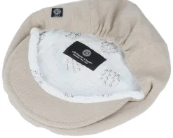 Kids Carl Jr. Slub Kakhi Flat Cap - CTH Ericson