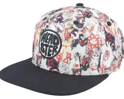 Kids Cat Attack Multi/Black Snapback - Headster