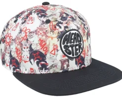Kids Cat Attack Multi/Black Snapback - Headster
