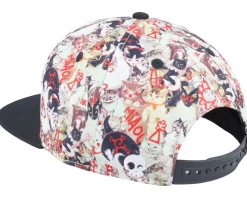 Kids Cat Attack Multi/Black Snapback - Headster