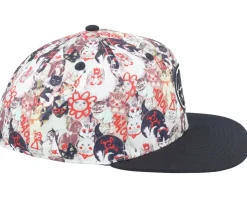 Kids Cat Attack Multi/Black Snapback - Headster