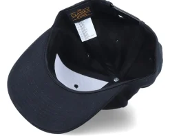 Kids Cat Paw Applique Black Snapback - Kiddo Cap