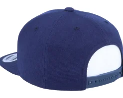 Kids Cat Paw Applique Navy Snapback - Kiddo Cap