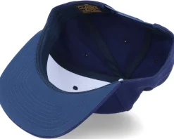 Kids Cat Paw Applique Navy Snapback - Kiddo Cap