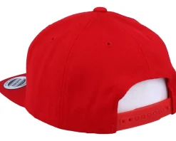 Kids Cat Paw Applique Red Snapback - Kiddo Cap