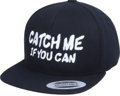 Kids Catch Me If You Can Black Snapback - Kiddo Cap