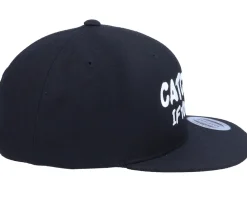 Kids Catch Me If You Can Black Snapback - Kiddo Cap