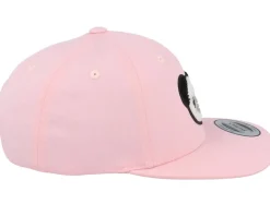 Kids Chenille Panda Patch Pink Snapback - Kiddo Cap