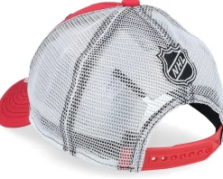 Kids Chicago Blackhawks Lockup Meshback Red/White Trucker - Outerstuff