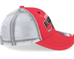 Kids Chicago Blackhawks Lockup Meshback Red/White Trucker - Outerstuff