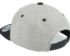 Kids Child Art Heather Grey/Black Snapback - Kiddo Cap