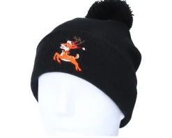 Kids Christmas Reindeer Black Pom - Iconic