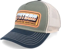 Kids Chrome Olive Trucker - Stetson