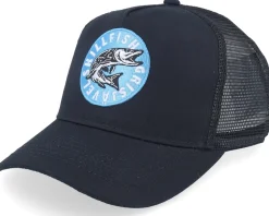 Kids Cirkel Grisjävel Black/Black Trucker - Skillfish
