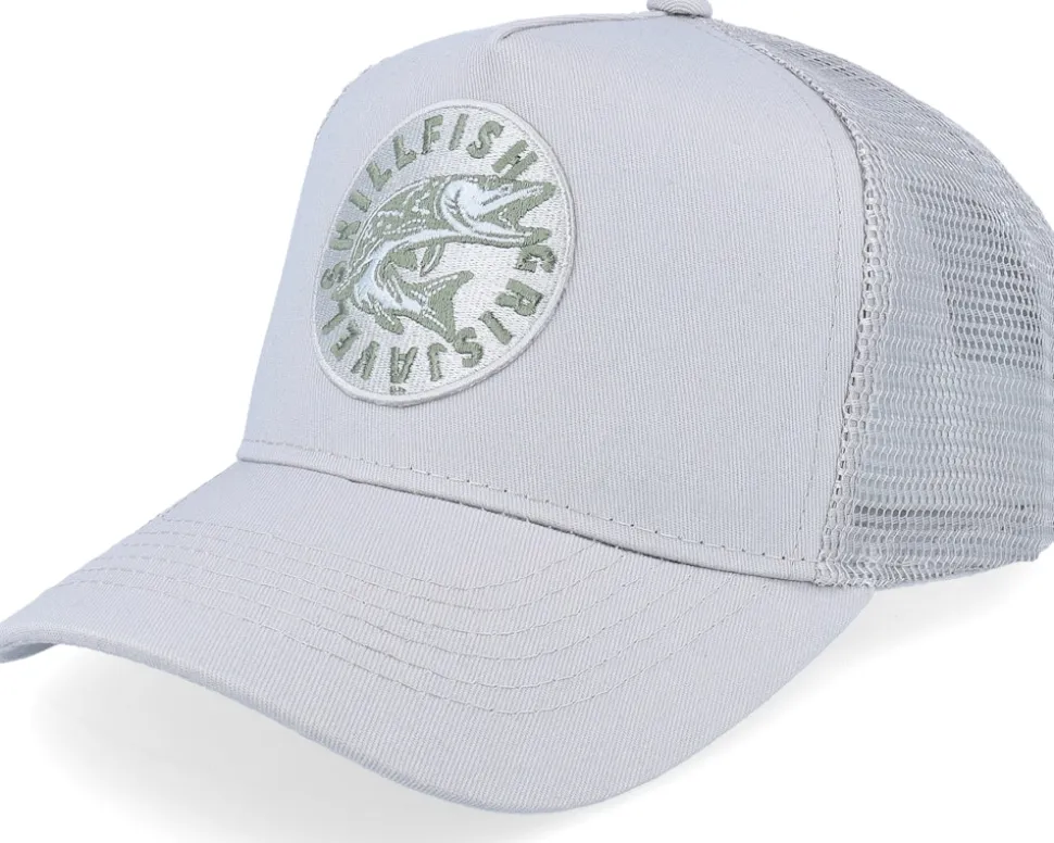 Kids Cirkel Grisjävel Light Grey/Light Grey Trucker - Skillfish
