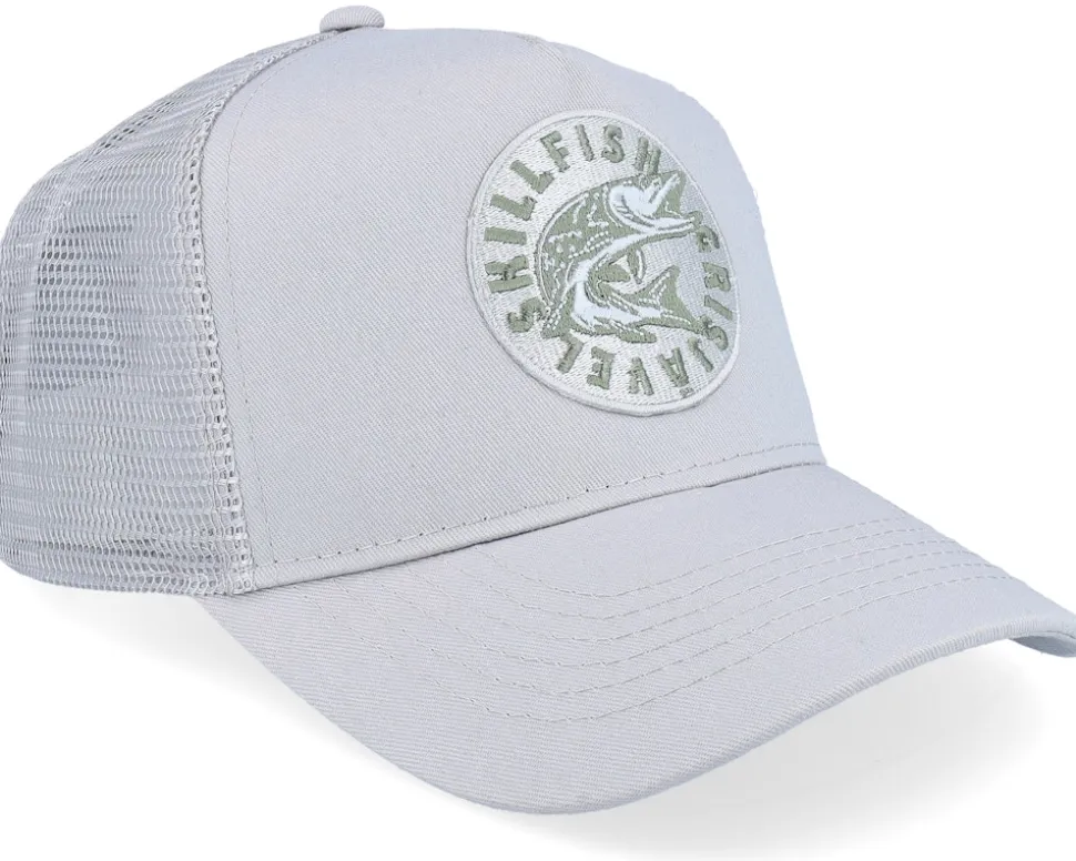 Kids Cirkel Grisjävel Light Grey/Light Grey Trucker - Skillfish