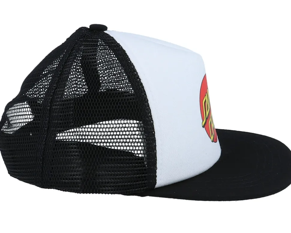 Kids Classic Dot White/Black Trucker - Santa Cruz
