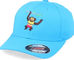 Kids Climbing Monkey Hawaii Ocean Flexfit - Kiddo Cap